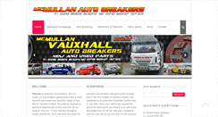 Desktop Screenshot of mcmullanautobreakers.com